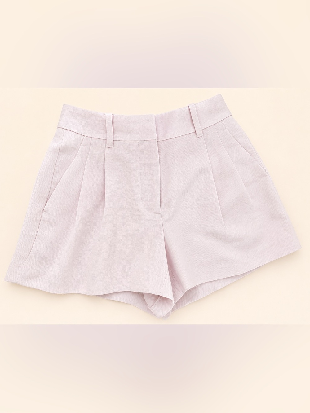 Aritzia Effortless Mini Power Linen Shorts – Poetic Pink – Size 00 – NWT - Picture 5 of 7
